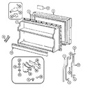 Diagram for 02 - Freezer Door