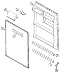 Diagram for 05 - Fresh Food Inner Door