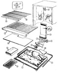 Diagram for 01 - Freezer Compartment