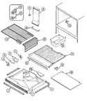 Diagram for 01 - Freezer Compartment