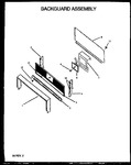 Diagram for 01 - Backguard Assy