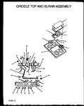 Diagram for 04 - Griddle Top And Burner Assy