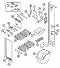 Diagram for 01 - Freezer Compartment