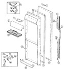 Diagram for 04 - Fresh Food Door