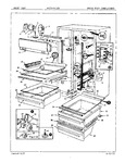 Diagram for 02 - Fresh Food Compartment