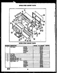 Diagram for 05 - Upper Oven Cabinet Parts