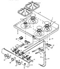 Diagram for 06 - Sealed Top Burner Assy