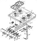 Diagram for 07 - Sealed Top Burner Assy