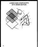 Diagram for 05 - Lower Oven Compnt With Spark Ign