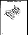 Diagram for 07 - Oven Door - Black Glass