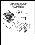 Diagram for 05 - Lower Oven Compnt With Glow Bar Ign