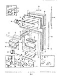 Diagram for 02 - Fresh Food & Freezer Door