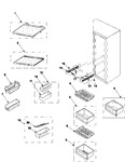 Diagram for 12 - Refrigerator Shelves