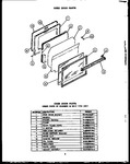 Diagram for 04 - Oven Door Parts