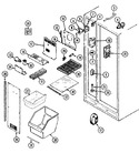 Diagram for 01 - Freezer Compartment