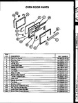 Diagram for 05 - Oven Door Parts