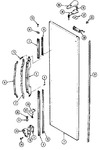 Diagram for 06 - Fresh Food Outer Door