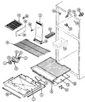 Diagram for 01 - Freezer Compartment