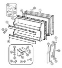 Diagram for 02 - Freezer Door