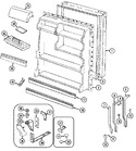 Diagram for 04 - Fresh Food Door