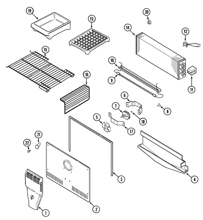 Whirlpool 12001397 EVAPORATOR | Coast Appliance Parts