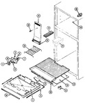 Diagram for 01 - Freezer Compartment