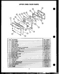 Diagram for 07 - Upper Oven Door Parts