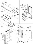 Diagram for 12 - Refrig Door & Trim And Handles