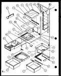 Diagram for 09 - Refrigertator Shelving And Drawers