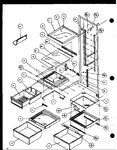 Diagram for 15 - Ref Shelving And Drawers