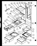 Diagram for 13 - Ref Shelving And Drawers. S39b03ref
