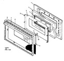 Diagram for 06 - Oven Door Assy