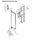 Diagram for 10 - Ref Door Hinge And Trim Parts