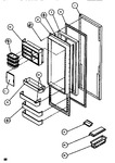 Diagram for 14 - Ref Door