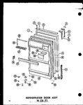 Diagram for 08 - Ref Door Assy 16 Cu. Ft.