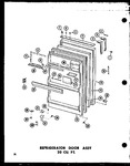 Diagram for 08 - Ref Door Assy 20 Cu. Ft.