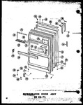 Diagram for 08 - Ref Door Assy 20 Cu. Ft.