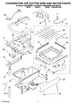 Diagram for 02 - Evaporator, Ice Cutter Grid And Water Parts