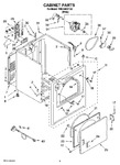 Diagram for 02 - Cabinet Parts