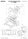 Diagram for 01 - Top And Console Parts