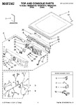 Diagram for 01 - Top And Console Parts