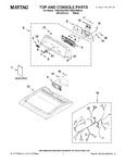Diagram for 01 - Top And Console Parts