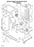 Diagram for 03 - Dryer Cabinet And Motor Parts