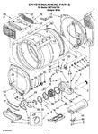 Diagram for 04 - Dryer Bulkhead Parts