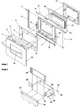 Diagram for 04 - Oven Door And Storage Drawer