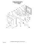 Diagram for 06 - Oven Door Parts