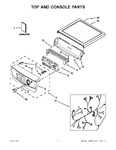 Diagram for 01 - Top And Console Parts