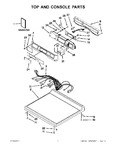 Diagram for 01 - Top And Console Parts