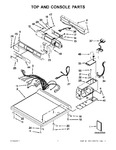 Diagram for 01 - Top And Console Parts