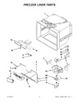 Diagram for 03 - Freezer Liner Parts